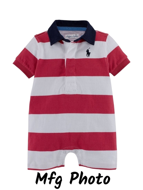 Polo Ralph Lauren Other - Ralph Lauren Rugby Romper, Baby Boys 9 Months
